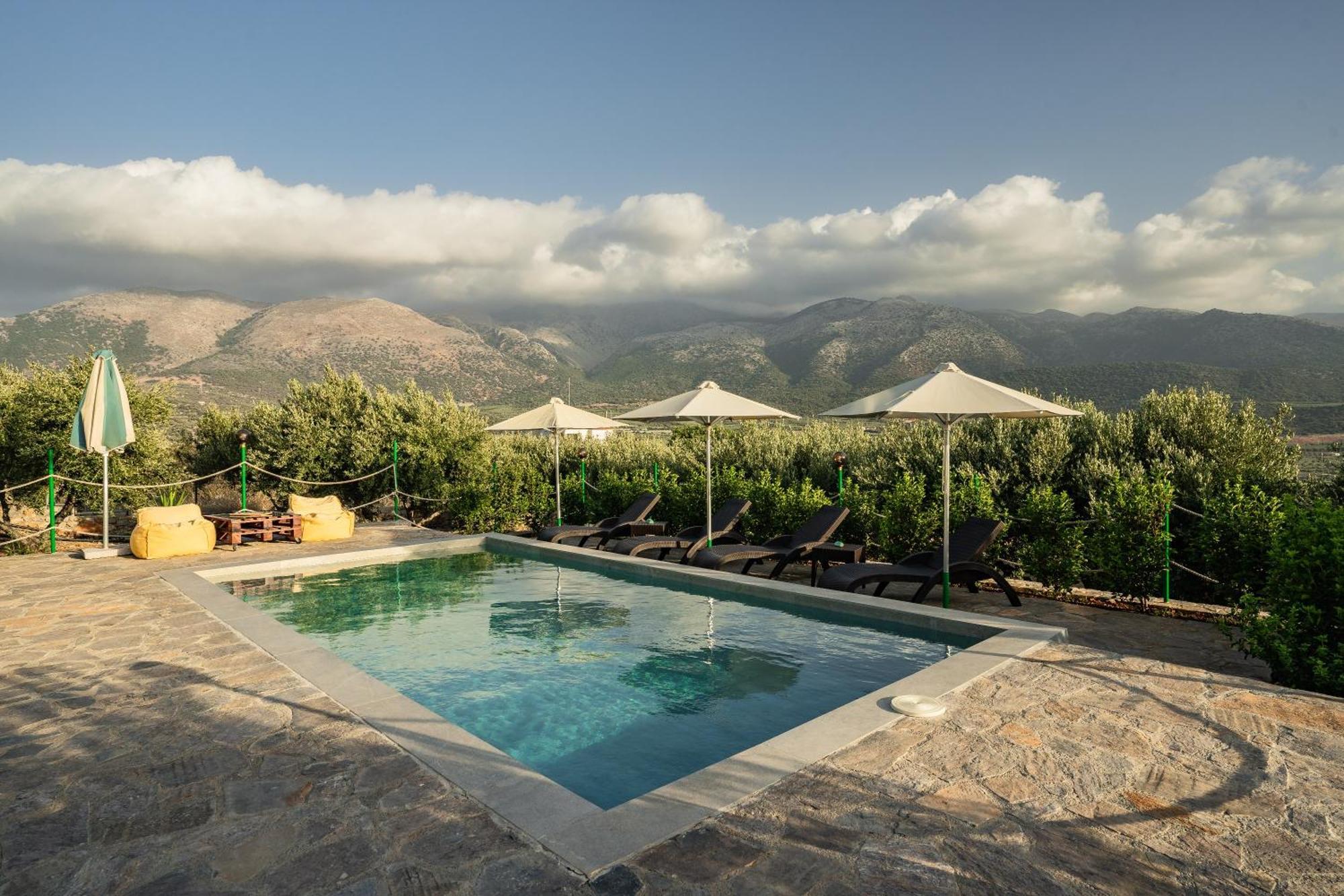 Villa Aktis With Freshwater Pool And Sea View Sisi Exterior photo
