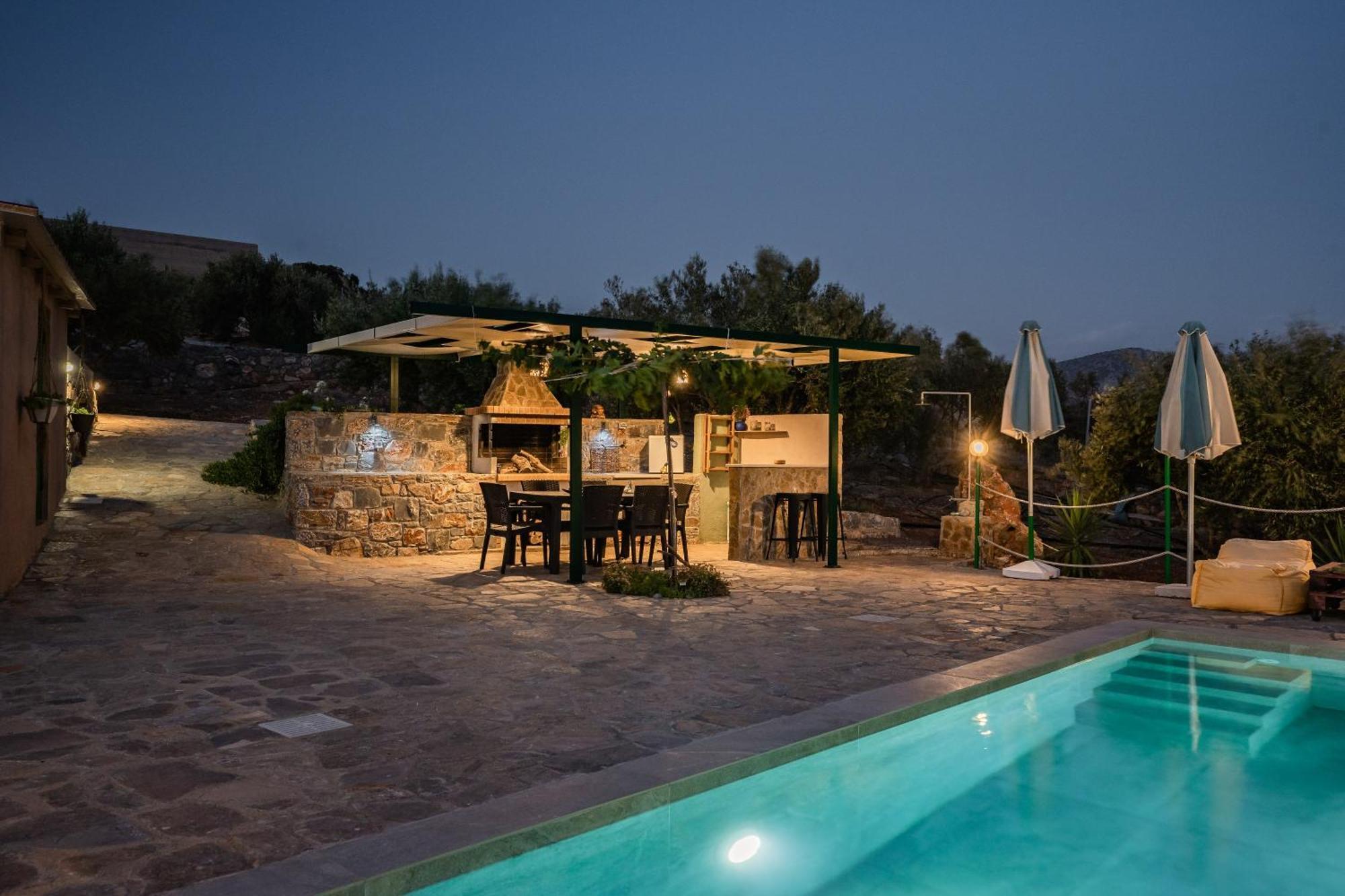 Villa Aktis With Freshwater Pool And Sea View Sisi Exterior photo