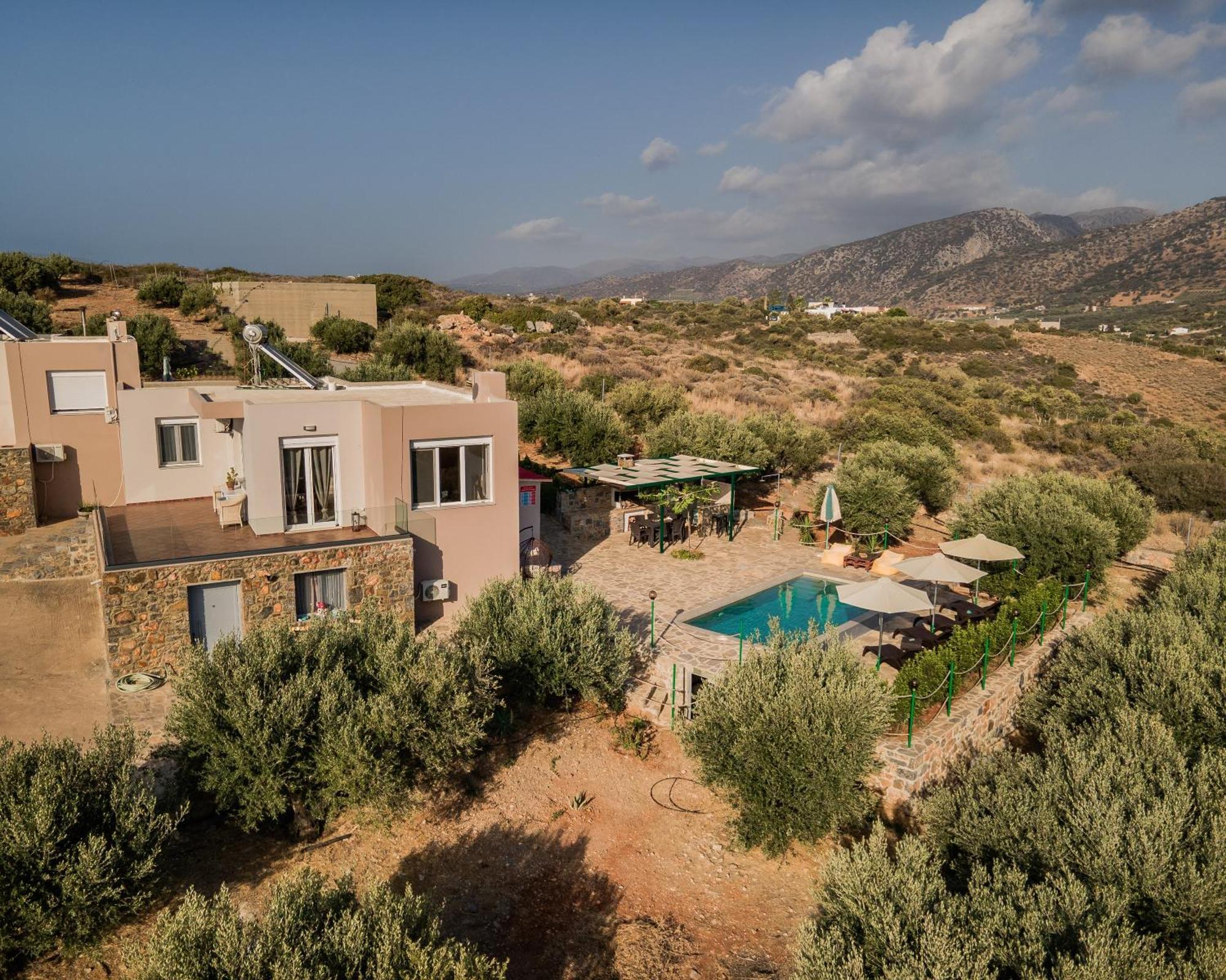 Villa Aktis With Freshwater Pool And Sea View Sisi Exterior photo