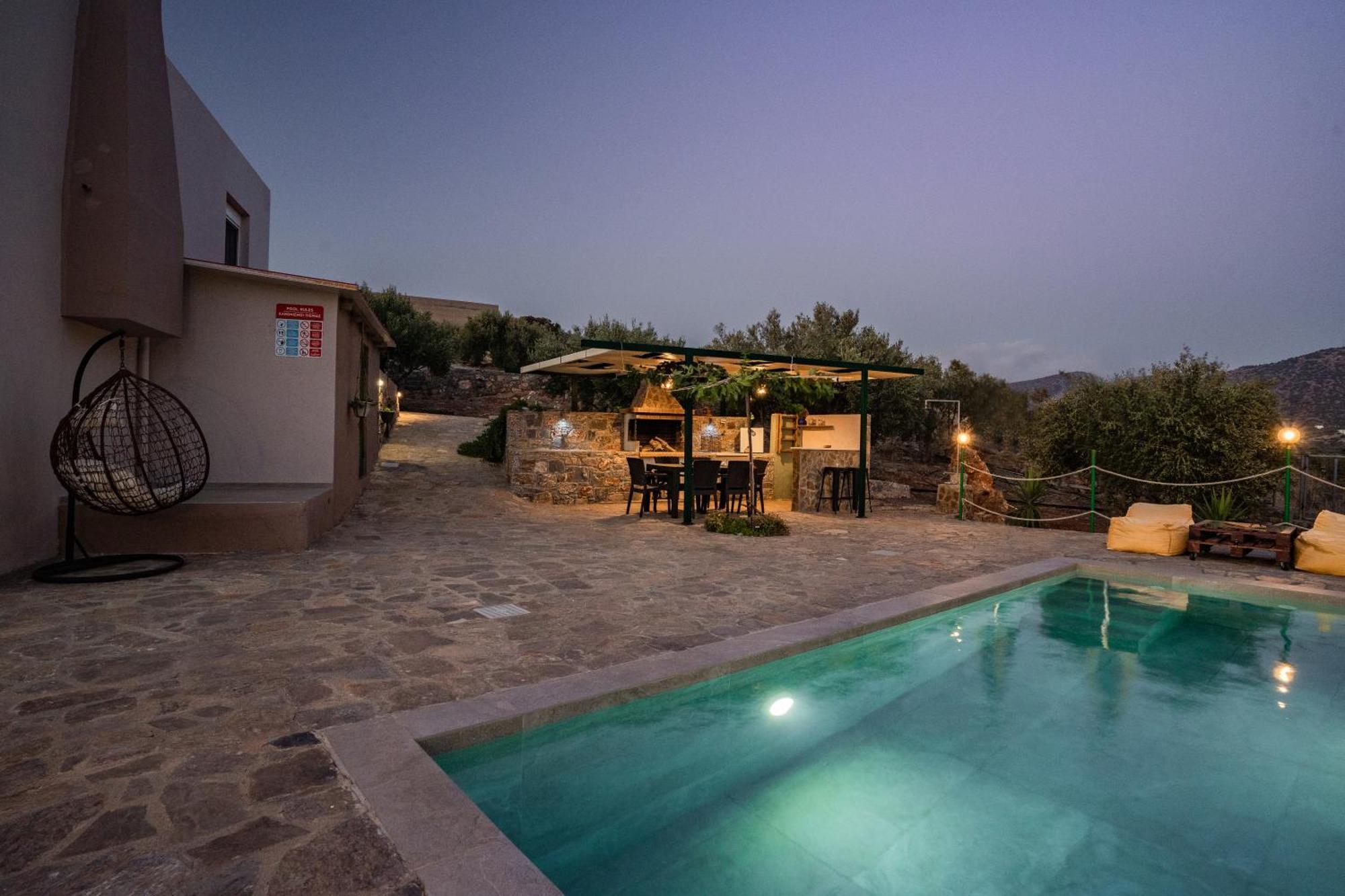Villa Aktis With Freshwater Pool And Sea View Sisi Exterior photo