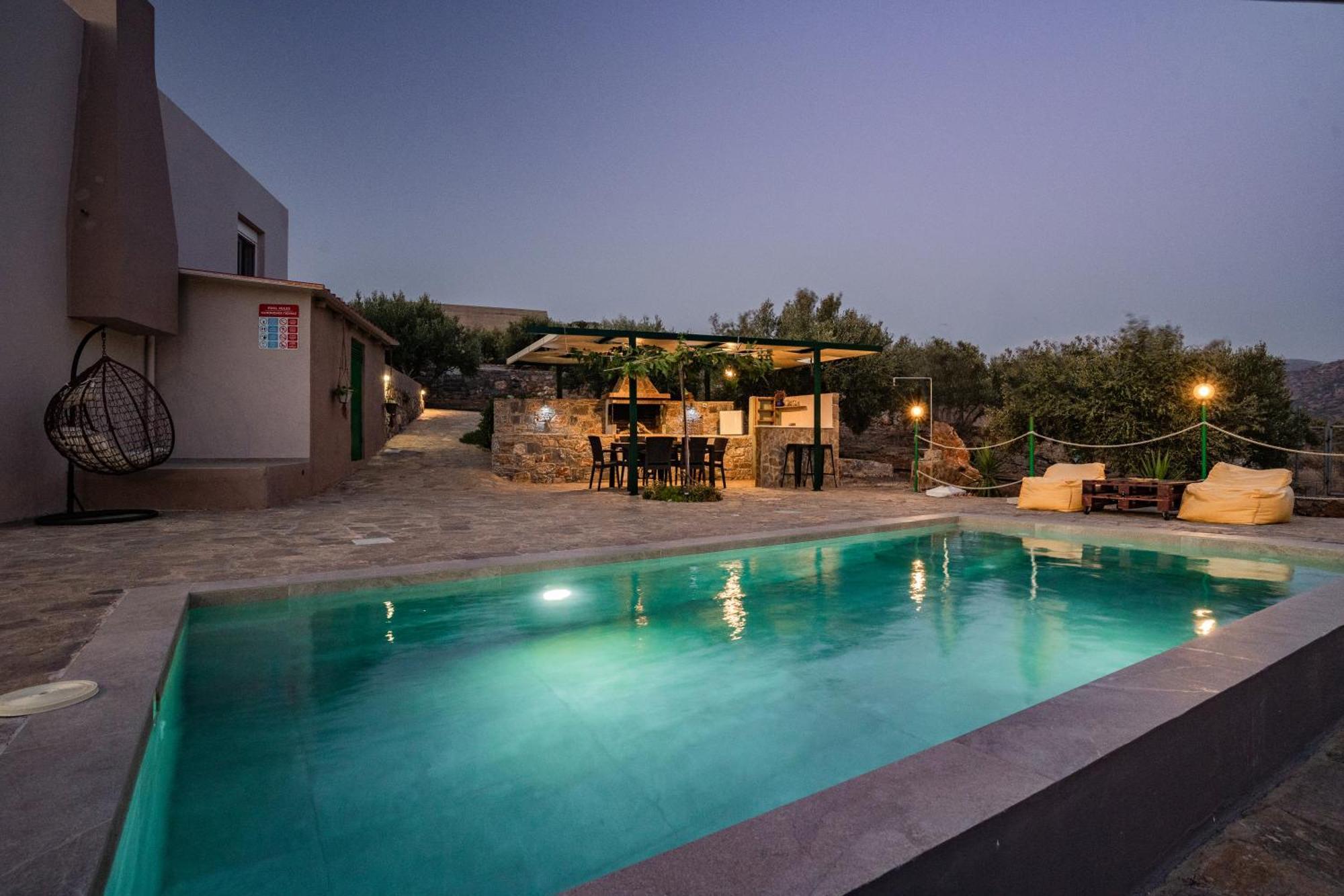 Villa Aktis With Freshwater Pool And Sea View Sisi Exterior photo