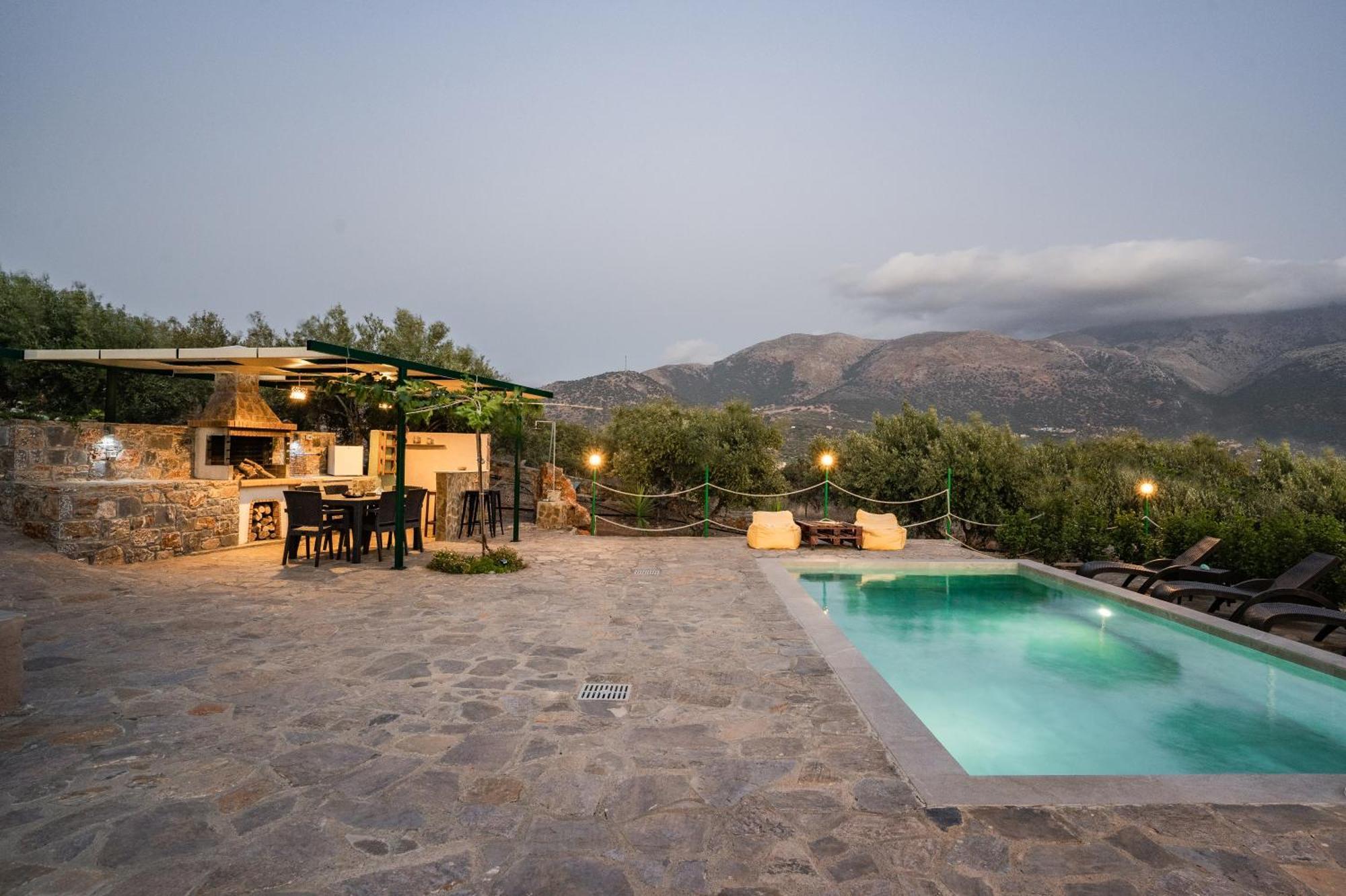 Villa Aktis With Freshwater Pool And Sea View Sisi Exterior photo
