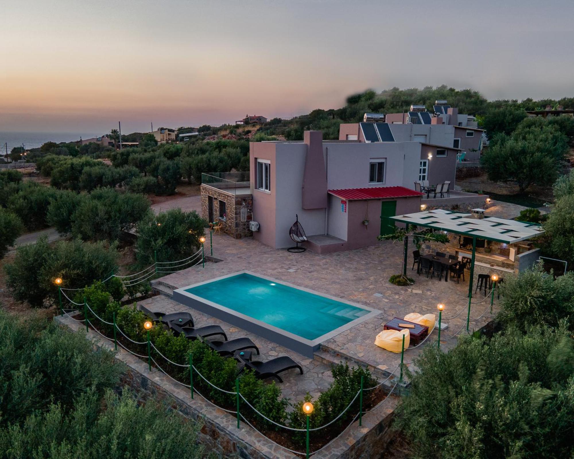 Villa Aktis With Freshwater Pool And Sea View Sisi Exterior photo